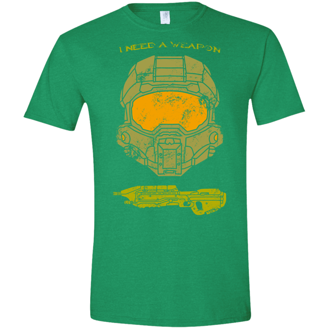 T-Shirts Heather Irish Green / S Need a Weapon Men's Semi-Fitted Softstyle
