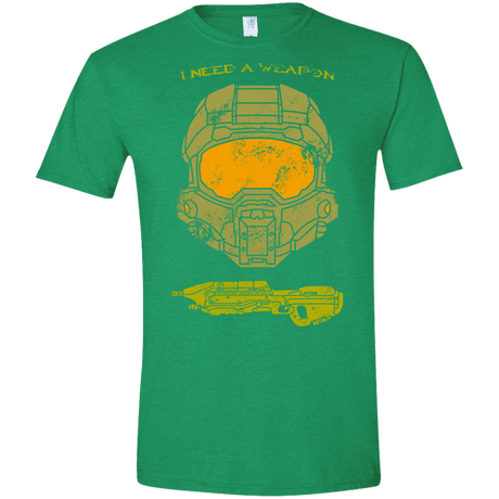 T-Shirts Heather Irish Green / S Need a Weapon Men's Semi-Fitted Softstyle