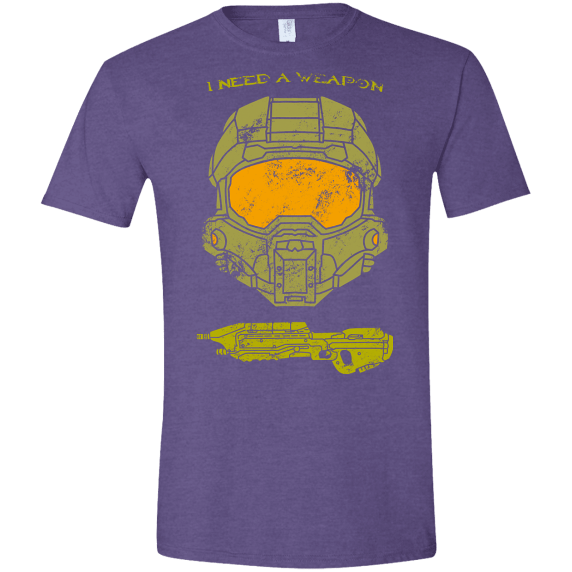 T-Shirts Heather Purple / S Need a Weapon Men's Semi-Fitted Softstyle
