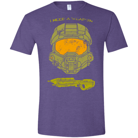 T-Shirts Heather Purple / S Need a Weapon Men's Semi-Fitted Softstyle