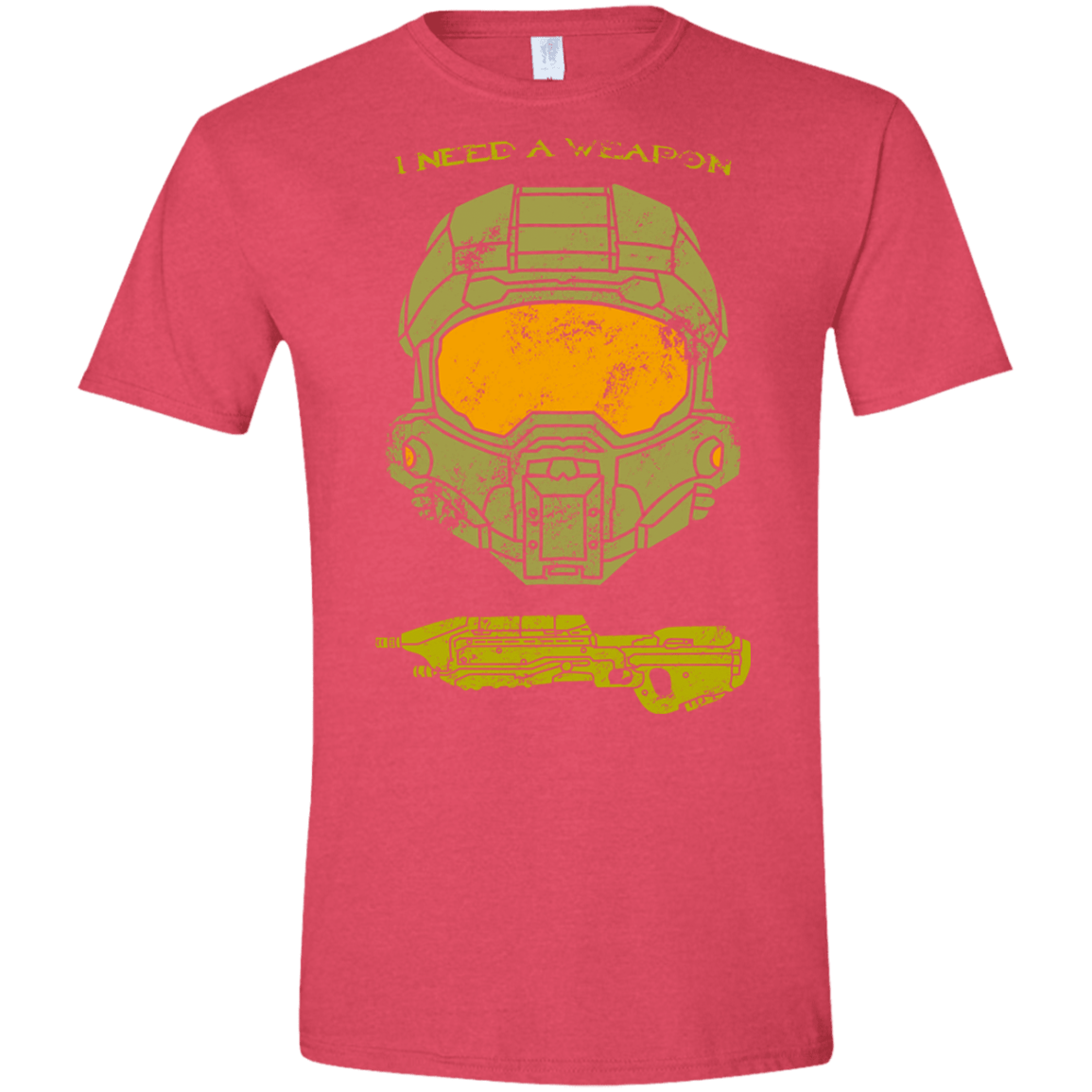 T-Shirts Heather Red / S Need a Weapon Men's Semi-Fitted Softstyle