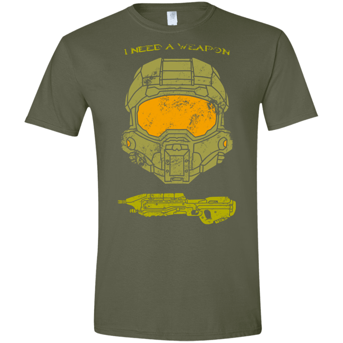 T-Shirts Military Green / S Need a Weapon Men's Semi-Fitted Softstyle