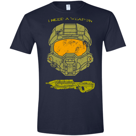 T-Shirts Navy / X-Small Need a Weapon Men's Semi-Fitted Softstyle