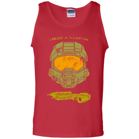 T-Shirts Red / S Need a Weapon Men's Tank Top