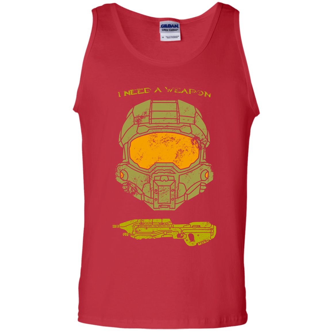 T-Shirts Red / S Need a Weapon Men's Tank Top