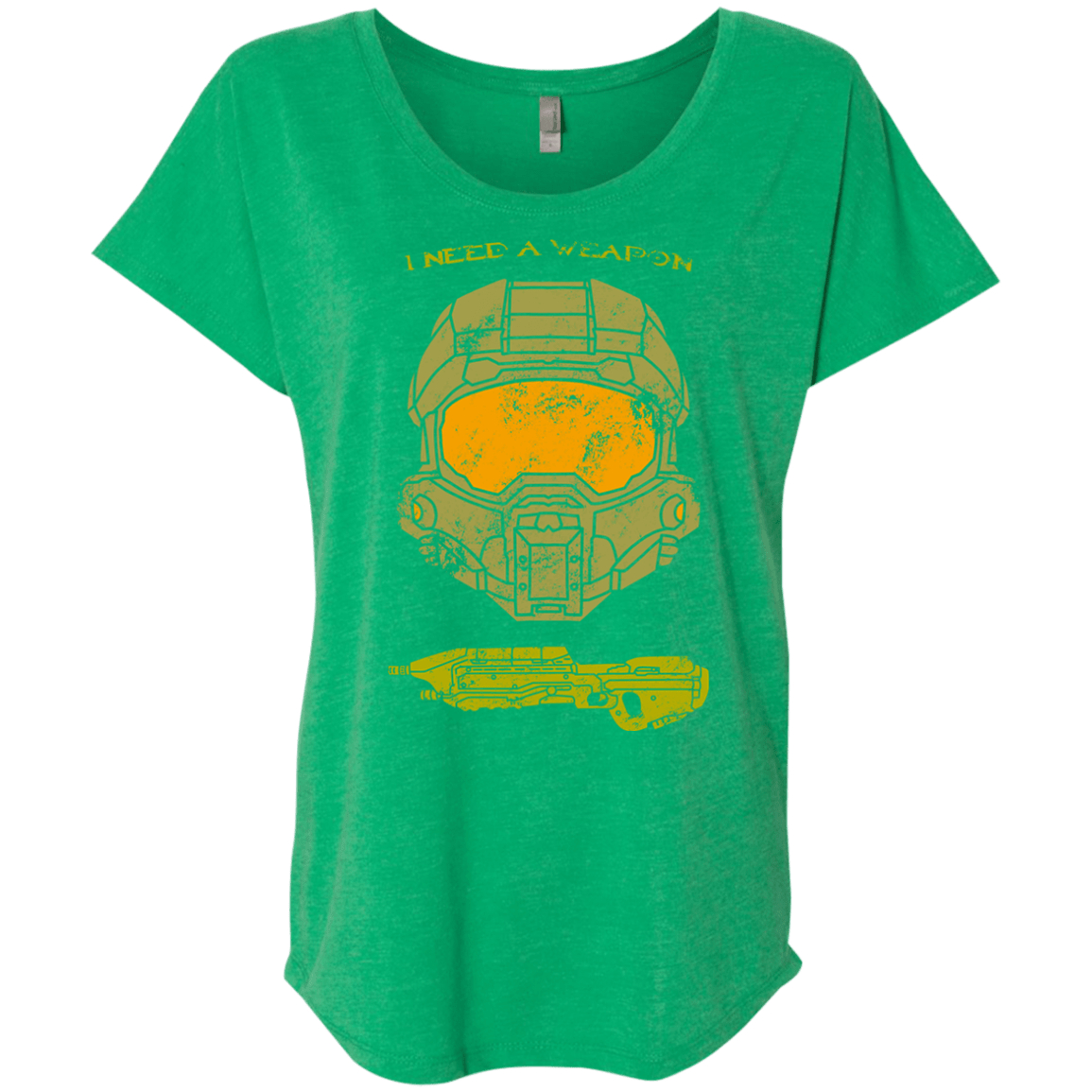 T-Shirts Envy / X-Small Need a Weapon Triblend Dolman Sleeve