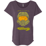 T-Shirts Vintage Purple / X-Small Need a Weapon Triblend Dolman Sleeve