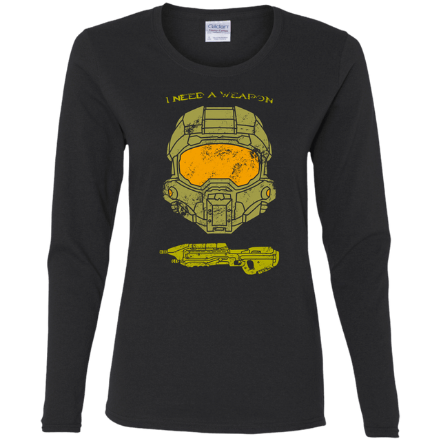 T-Shirts Black / S Need a Weapon Women's Long Sleeve T-Shirt