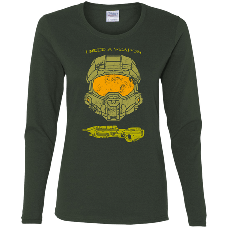 T-Shirts Forest / S Need a Weapon Women's Long Sleeve T-Shirt