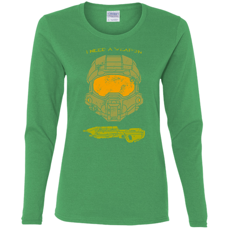 T-Shirts Irish Green / S Need a Weapon Women's Long Sleeve T-Shirt
