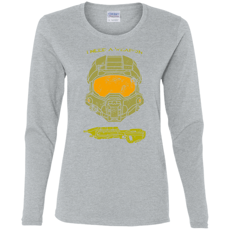 T-Shirts Sport Grey / S Need a Weapon Women's Long Sleeve T-Shirt