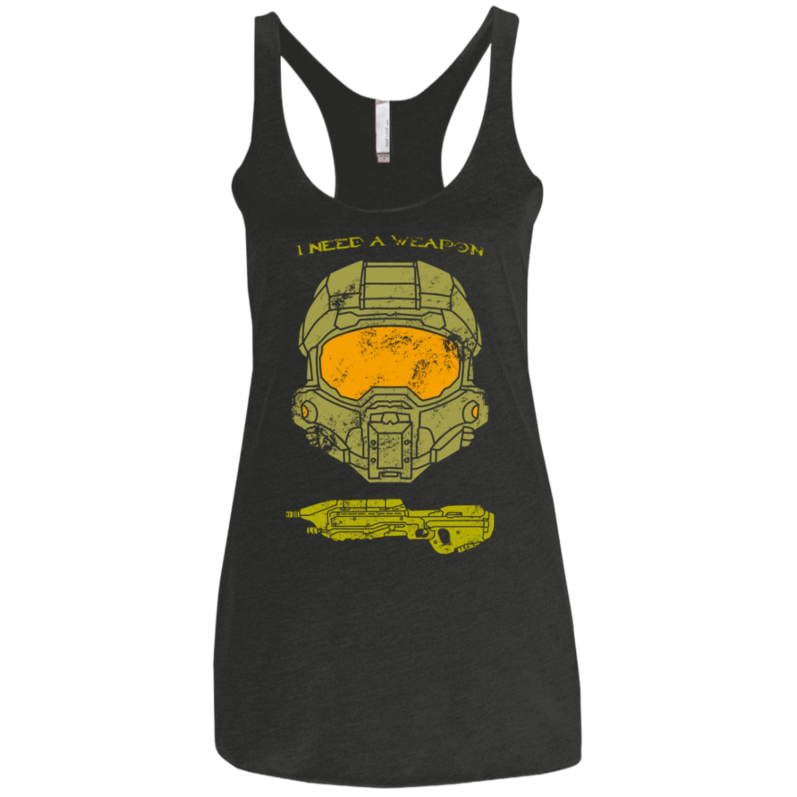 T-Shirts Vintage Black / X-Small Need a Weapon Women's Triblend Racerback Tank