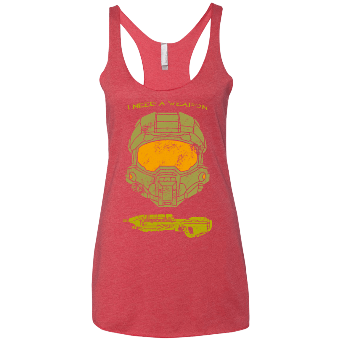 T-Shirts Vintage Red / X-Small Need a Weapon Women's Triblend Racerback Tank