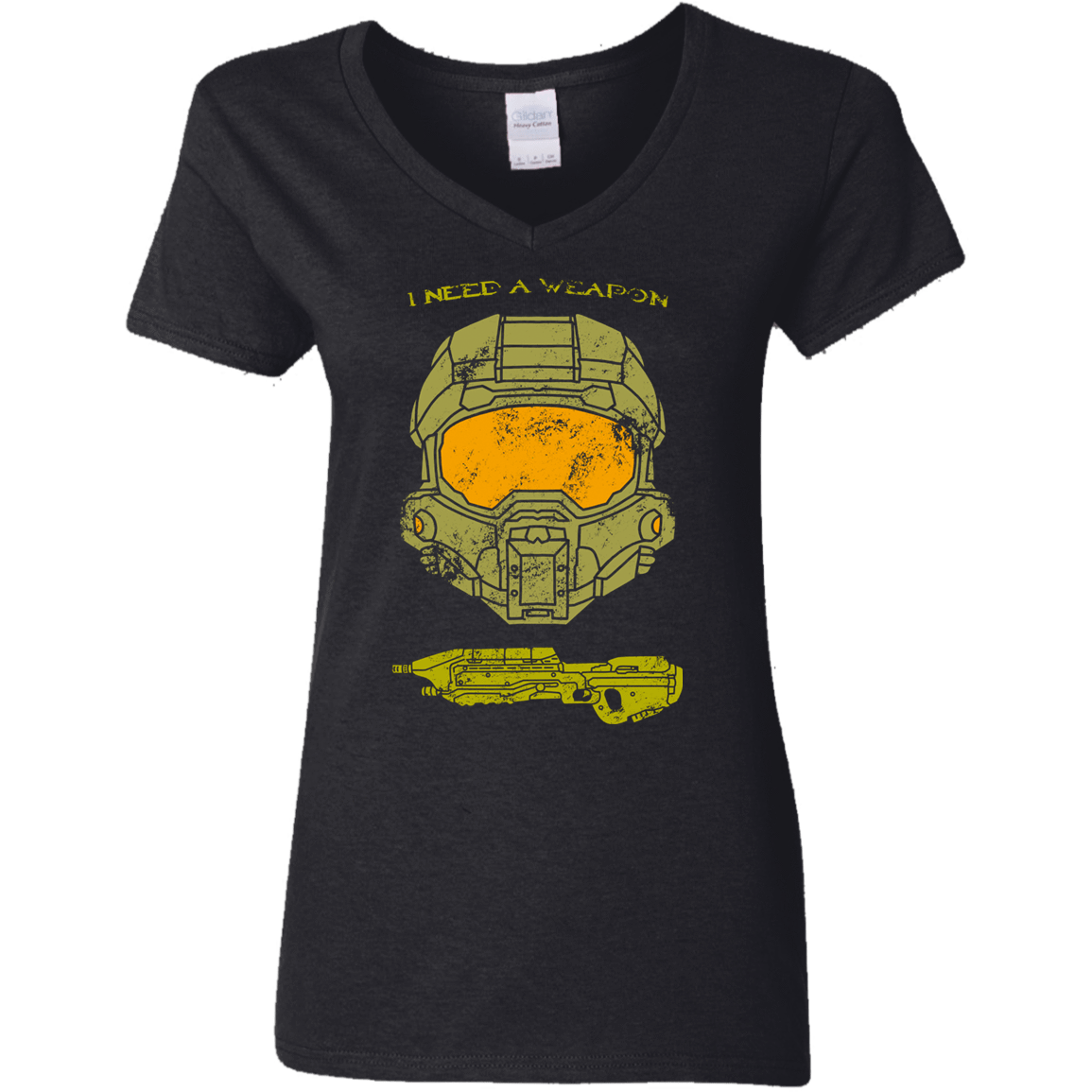 T-Shirts Black / S Need a Weapon Women's V-Neck T-Shirt