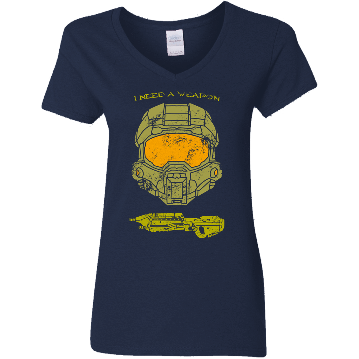 T-Shirts Navy / S Need a Weapon Women's V-Neck T-Shirt