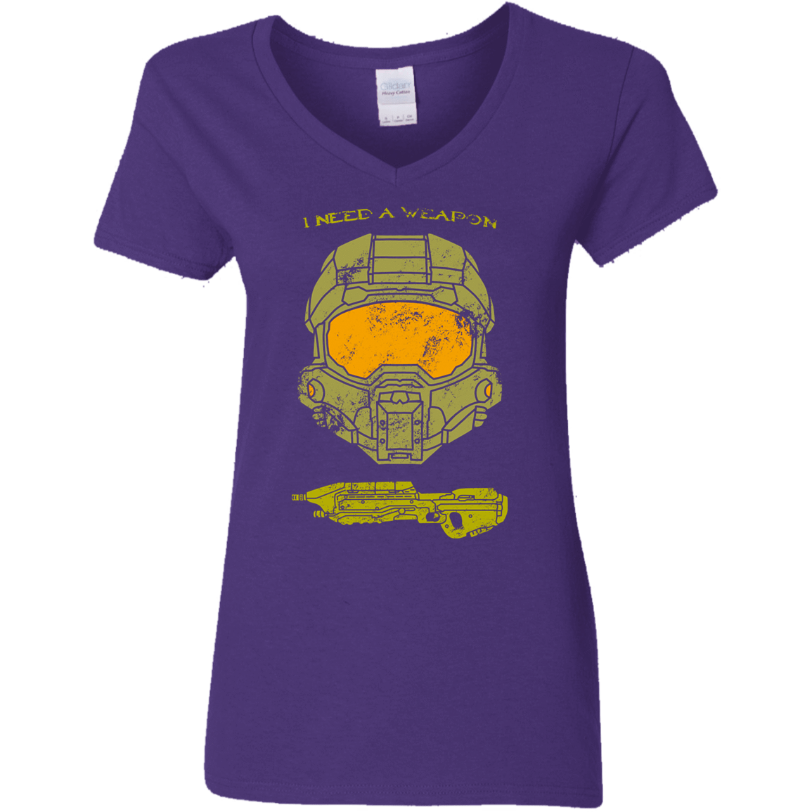 T-Shirts Purple / S Need a Weapon Women's V-Neck T-Shirt