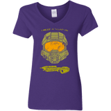 T-Shirts Purple / S Need a Weapon Women's V-Neck T-Shirt