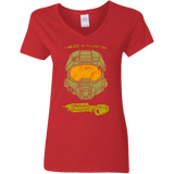 T-Shirts Red / S Need a Weapon Women's V-Neck T-Shirt