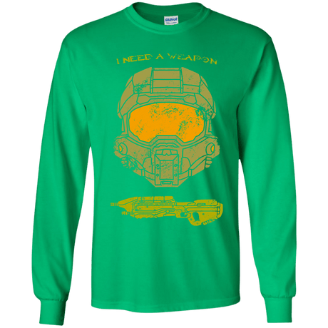 T-Shirts Irish Green / YS Need a Weapon Youth Long Sleeve T-Shirt