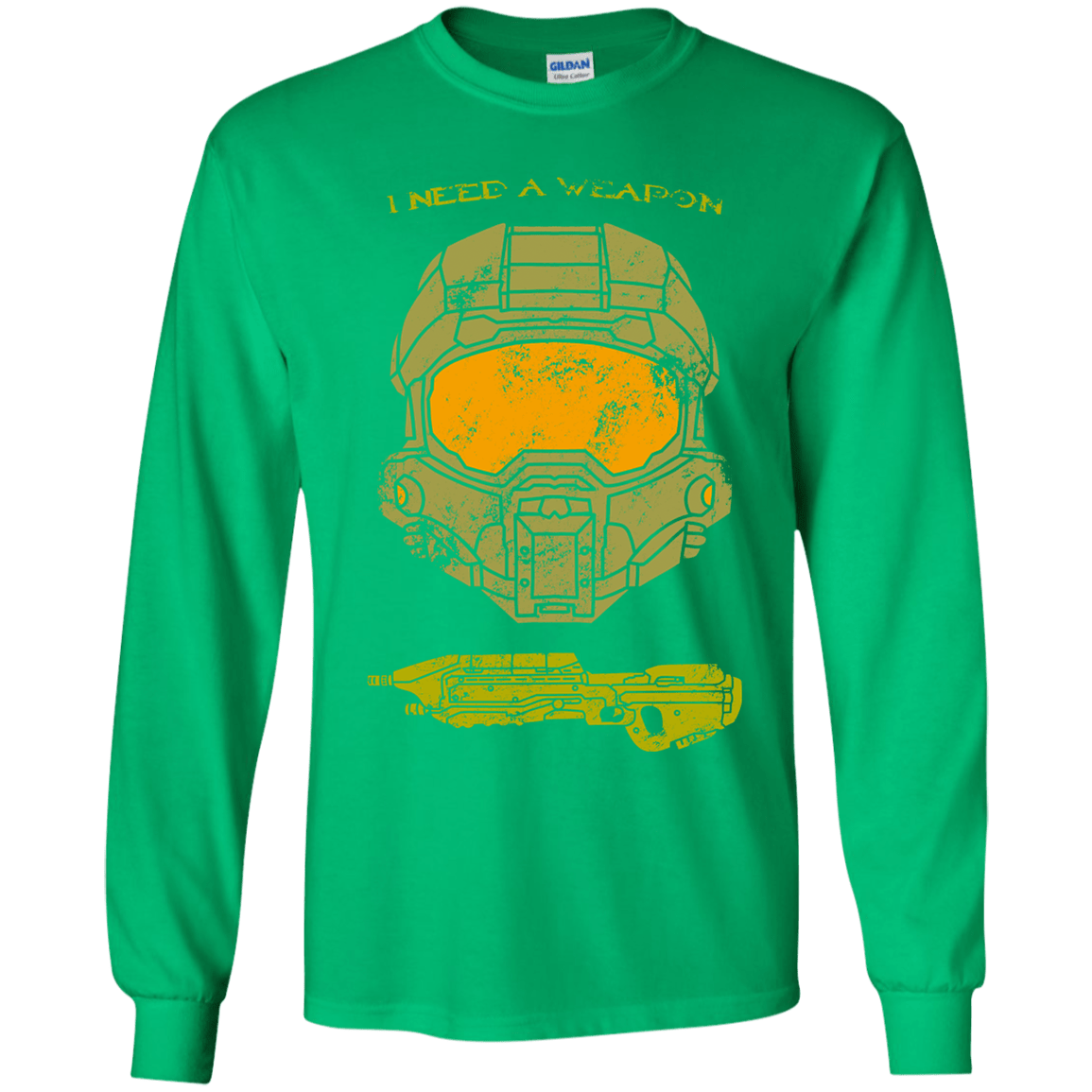 T-Shirts Irish Green / YS Need a Weapon Youth Long Sleeve T-Shirt