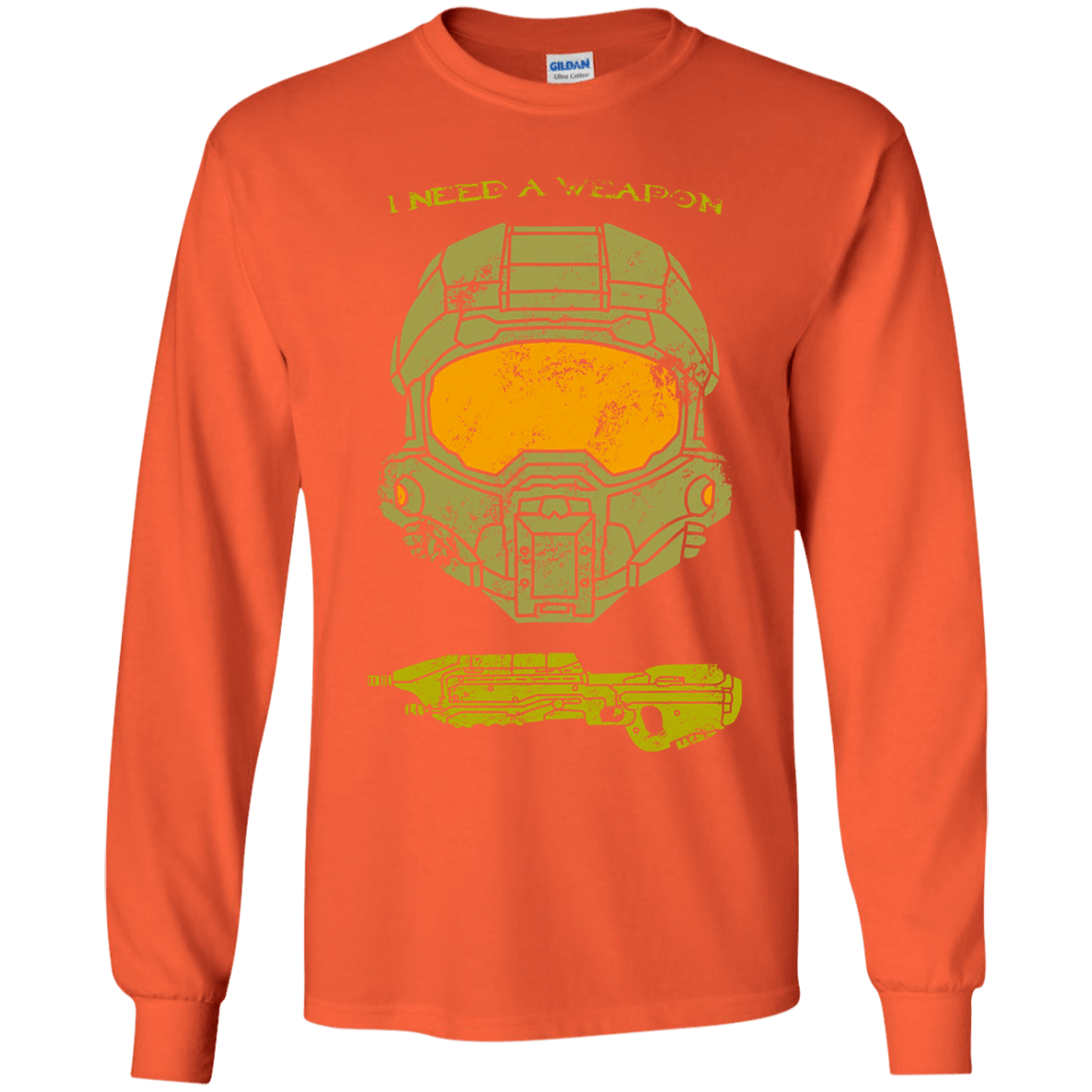 T-Shirts Orange / YS Need a Weapon Youth Long Sleeve T-Shirt
