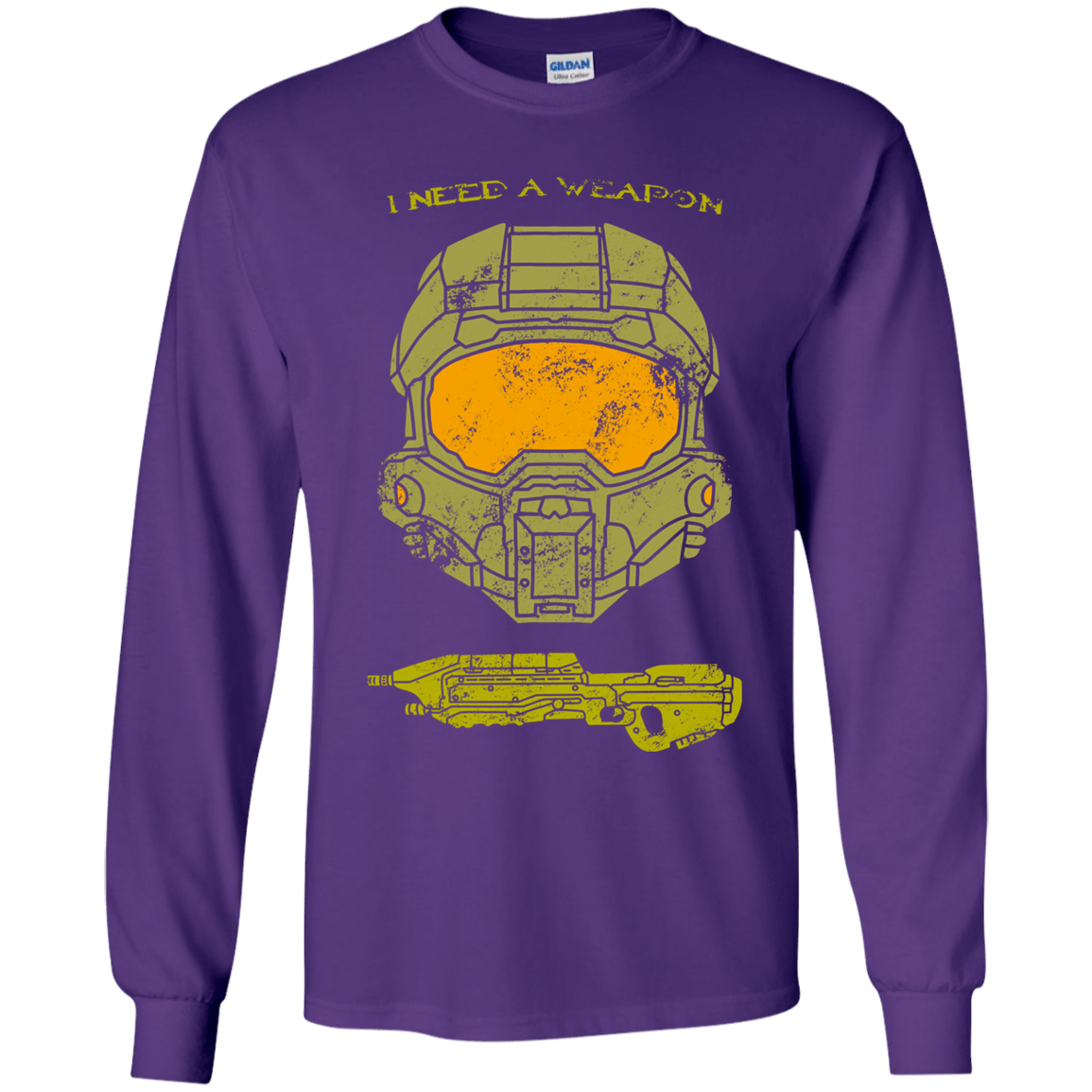 T-Shirts Purple / YS Need a Weapon Youth Long Sleeve T-Shirt