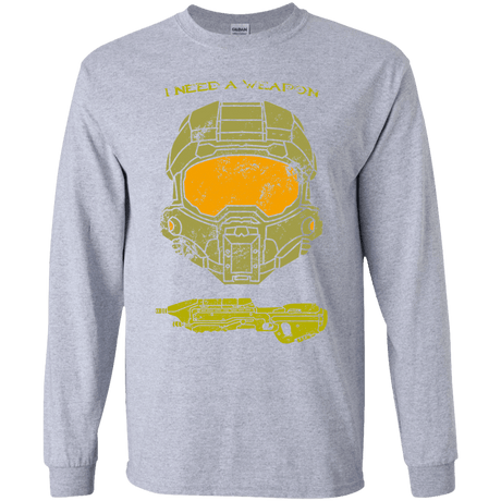 T-Shirts Sport Grey / YS Need a Weapon Youth Long Sleeve T-Shirt