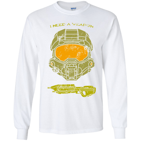 T-Shirts White / YS Need a Weapon Youth Long Sleeve T-Shirt