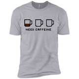 T-Shirts Heather Grey / YXS Need Caffeine Boys Premium T-Shirt