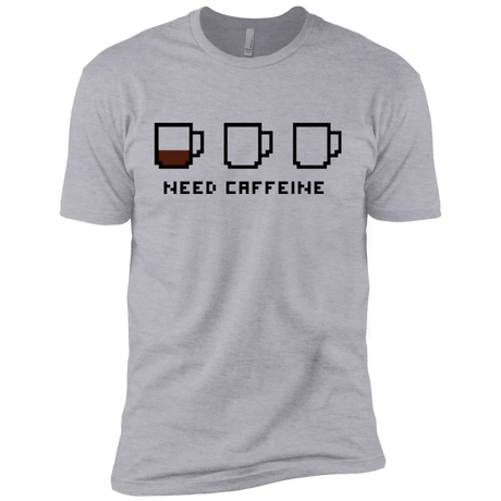 T-Shirts Heather Grey / YXS Need Caffeine Boys Premium T-Shirt