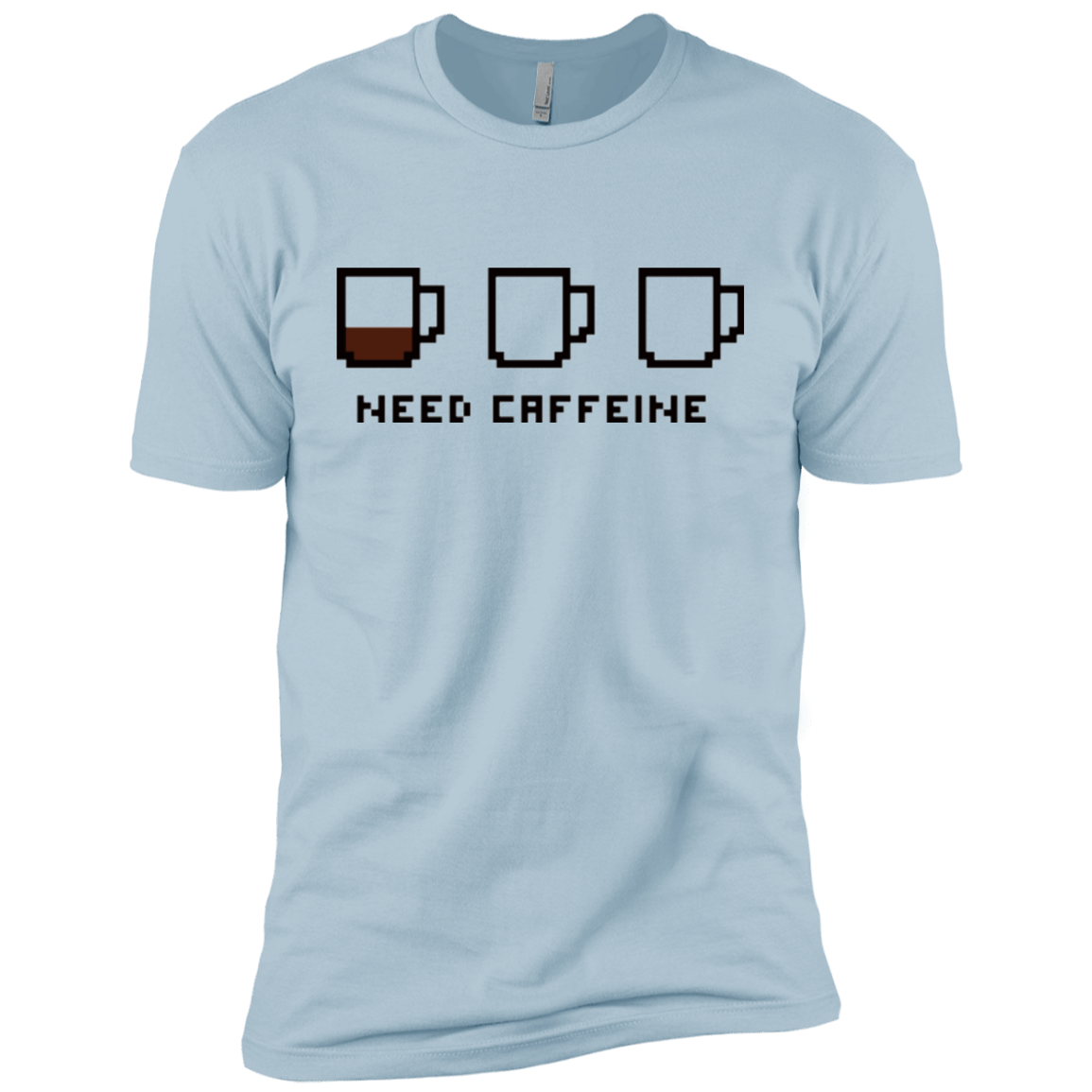 T-Shirts Light Blue / YXS Need Caffeine Boys Premium T-Shirt