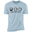 T-Shirts Light Blue / YXS Need Caffeine Boys Premium T-Shirt