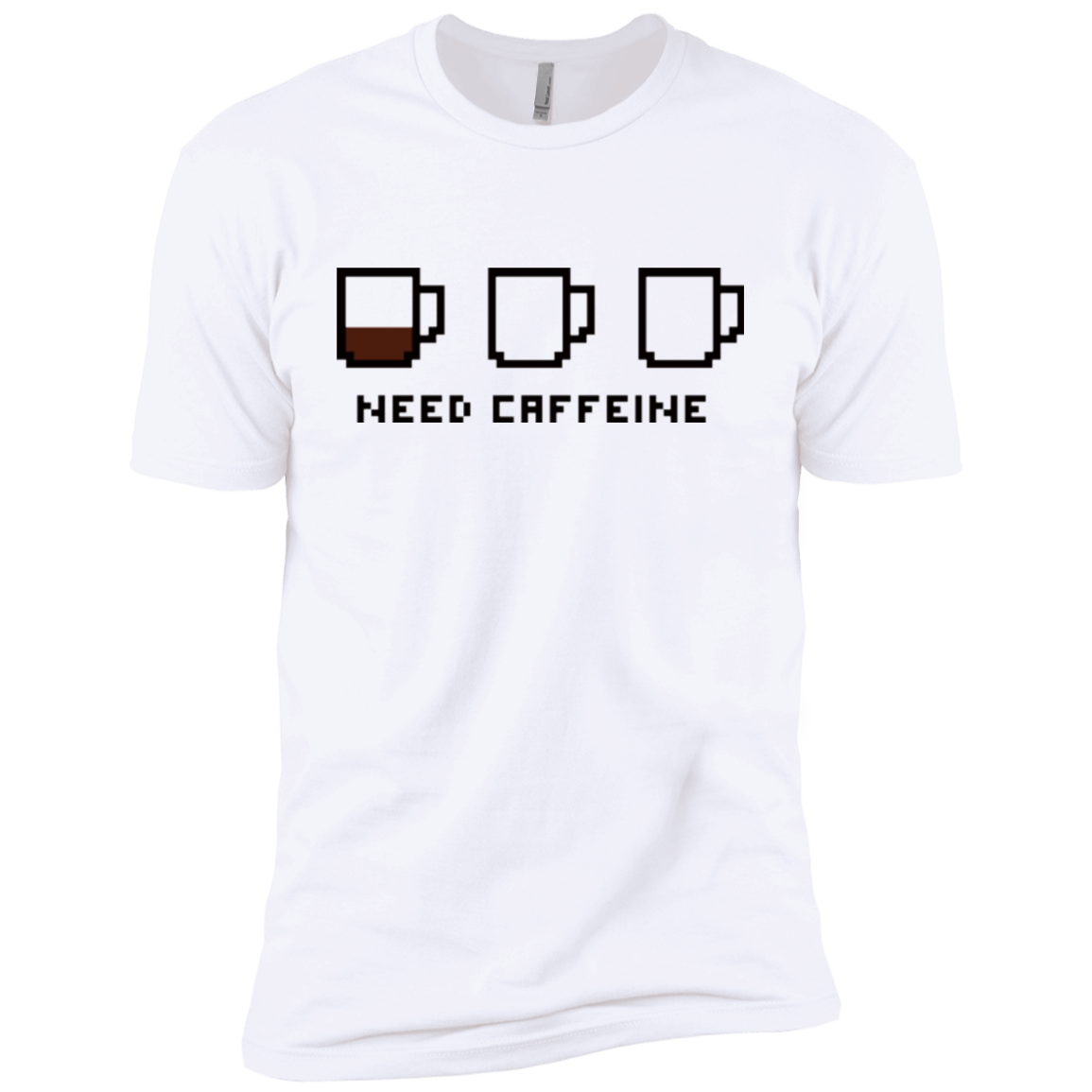 T-Shirts White / YXS Need Caffeine Boys Premium T-Shirt