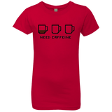 T-Shirts Red / YXS Need Caffeine Girls Premium T-Shirt