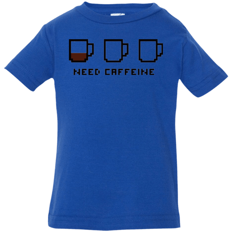T-Shirts Royal / 6 Months Need Caffeine Infant Premium T-Shirt
