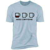 T-Shirts Light Blue / X-Small Need Caffeine Men's Premium T-Shirt