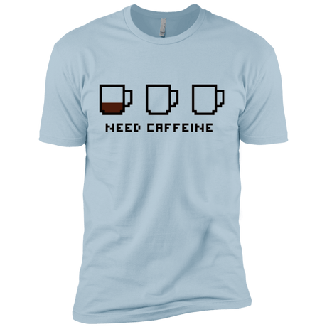 T-Shirts Light Blue / X-Small Need Caffeine Men's Premium T-Shirt