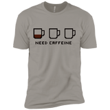 T-Shirts Light Grey / X-Small Need Caffeine Men's Premium T-Shirt