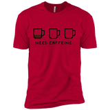 T-Shirts Red / X-Small Need Caffeine Men's Premium T-Shirt