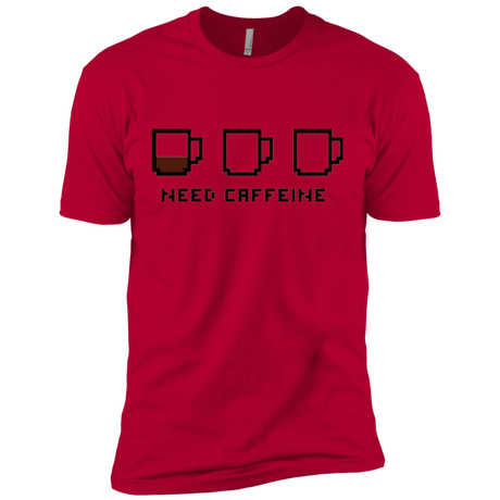 T-Shirts Red / X-Small Need Caffeine Men's Premium T-Shirt