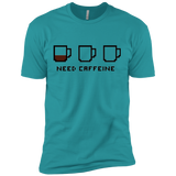 T-Shirts Tahiti Blue / X-Small Need Caffeine Men's Premium T-Shirt