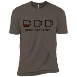 T-Shirts Warm Grey / X-Small Need Caffeine Men's Premium T-Shirt