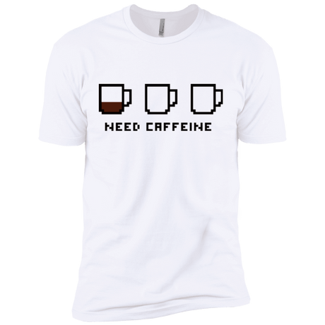 T-Shirts White / X-Small Need Caffeine Men's Premium T-Shirt