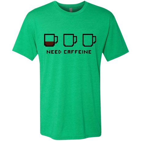 T-Shirts Envy / Small Need Caffeine Men's Triblend T-Shirt