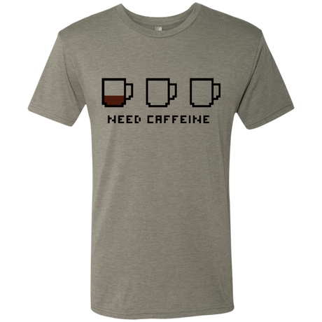 T-Shirts Venetian Grey / Small Need Caffeine Men's Triblend T-Shirt