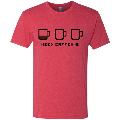 T-Shirts Vintage Red / Small Need Caffeine Men's Triblend T-Shirt