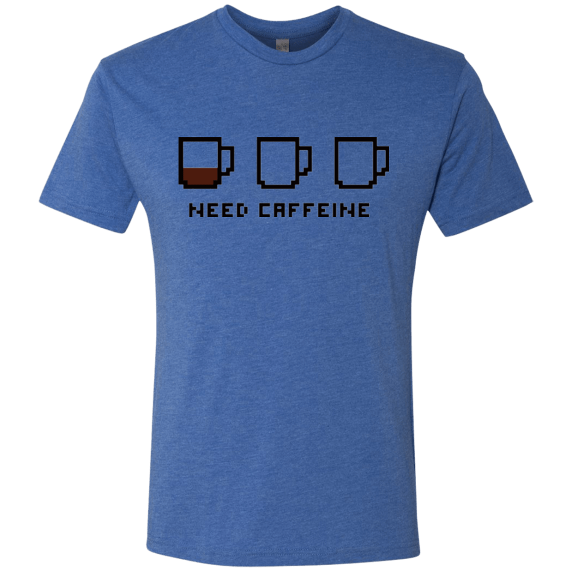 T-Shirts Vintage Royal / Small Need Caffeine Men's Triblend T-Shirt