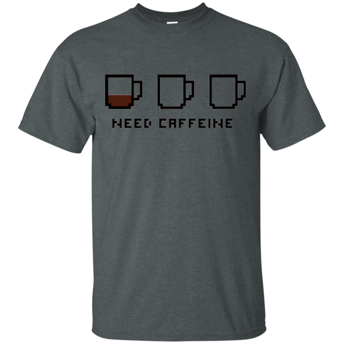 T-Shirts Dark Heather / Small Need Caffeine T-Shirt