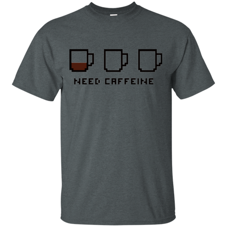 T-Shirts Dark Heather / Small Need Caffeine T-Shirt