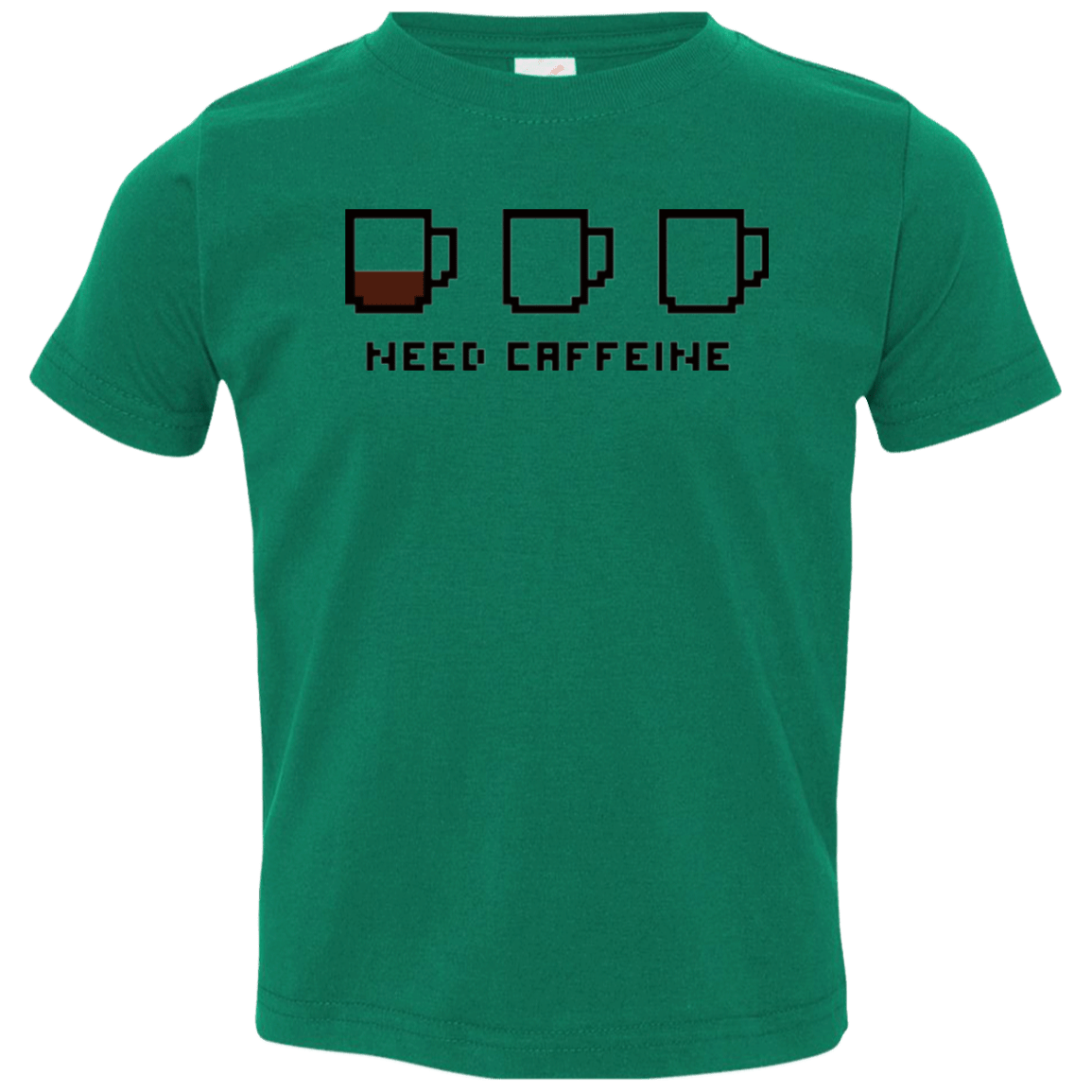 T-Shirts Kelly / 2T Need Caffeine Toddler Premium T-Shirt